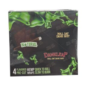 DankLeaf Pre-Cut Hemp Wraps Box | 10CT