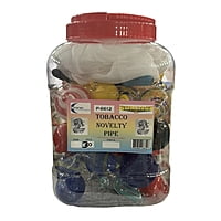 Mini Glass Hand Pipe with Animal Design Jar | 30CT-P-6612